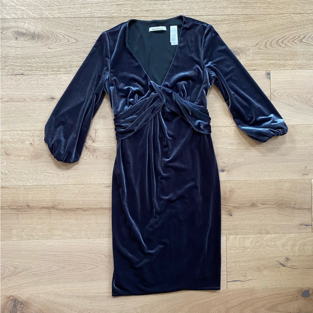 Laundry By Design Luxurious Velour Dress